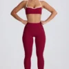 Κολάν Soft Active μεσαίου ύψους σε μπορντό Κολάν Soft Active μεσαίου ύψους σε μπορντό