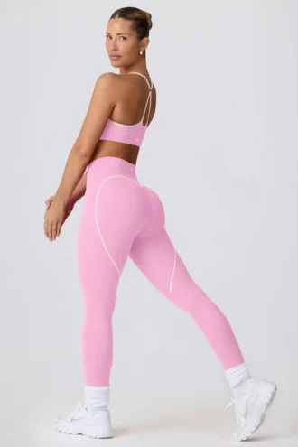 Κολάν Soft Active μεσαίου ύψους σε ροζ χρώμα Κολάν Soft Active μεσαίου ύψους σε ροζ χρώμα
