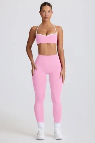 Κολάν Soft Active μεσαίου ύψους σε ροζ χρώμα Κολάν Soft Active μεσαίου ύψους σε ροζ χρώμα