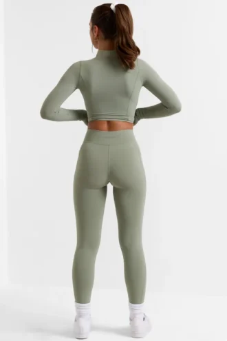Κολάν Soft Active πλήρους μήκους σε χρώμα Bamboo Green