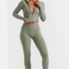Κολάν Soft Active πλήρους μήκους σε χρώμα Bamboo Green