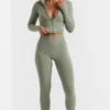 Κολάν Soft Active πλήρους μήκους σε χρώμα Bamboo Green