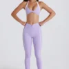 Κολάν Soft Active Twist-Front σε λιλά Κολάν Soft Active Twist-Front σε λιλά