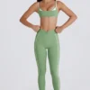 Κολάν Soft Active Twist-Front σε πράσινο Κολάν Soft Active Twist-Front σε πράσινο