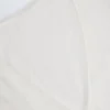 Κοντό μπλουζάκι Lou Pointelle Wrap σε λευκό
