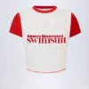 Κοντό T-shirt Salina με λογότυπο σε λευκό Κοντό T-shirt Salina με λογότυπο σε λευκό