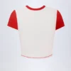 Κοντό T-shirt Salina με λογότυπο σε λευκό Κοντό T-shirt Salina με λογότυπο σε λευκό
