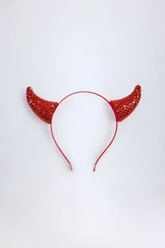 Κορδέλα Vixena Devil Horns σε κόκκινο της φωτιάς