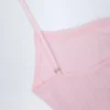 Κροπ τοπ Livia Pointelle Ruched Camisole σε ροζ χρώμα