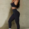 Leggings Define Luxe με ψηλή μέση σε μαύρο χρώμα