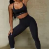 Leggings Define Luxe με ψηλή μέση σε μαύρο χρώμα