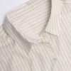 Lerici Oversized Cotton-Poplin Shirt in Taupe Stripe Lerici Oversized Cotton-Poplin Shirt in Taupe Stripe