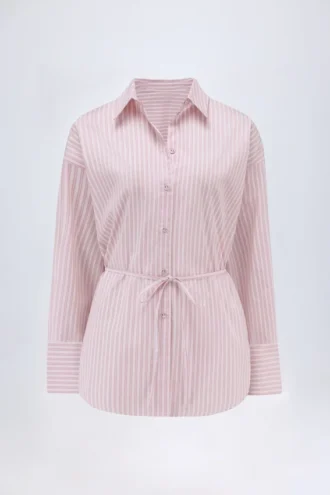 Lerici Oversized Shirt σε ροζ ρίγες