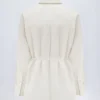 Lerici Oversized βαμβακερό πουκάμισο από ποπλίν σε λευκό Lerici Oversized βαμβακερό πουκάμισο από ποπλίν σε λευκό