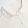 Lerici Oversized βαμβακερό πουκάμισο από ποπλίν σε λευκό Lerici Oversized βαμβακερό πουκάμισο από ποπλίν σε λευκό