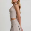 Lotta Halterneck Corset Μπλούζα σε Ecru