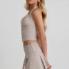 Lotta Halterneck Corset Μπλούζα σε Ecru