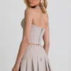 Lotta Halterneck Corset Μπλούζα σε Ecru