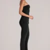 Lumi Mid-Rise Fitted Trousers in Black Lumi Mid-Rise Fitted Trousers in Black