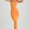 Μακρύ φόρεμα Kali Modal Bandeau Bodycon σε χρώμα Sunset Orange