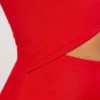 Μακρύ φόρεμα Kalina Jersey με ασύμμετρη κοπή σε κόκκινο Μακρύ φόρεμα Kalina Jersey με ασύμμετρη κοπή σε κόκκινο