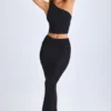 Μακρύ φούστα Lena Modal Twist-Front σε μαύρο Μακρύ φούστα Lena Modal Twist-Front σε μαύρο