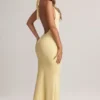 Μάξι φόρεμα Hallie Modal με λαιμόκοψη σε χρώμα Lemon Sherbet