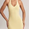 Μάξι φόρεμα Hallie Modal με λαιμόκοψη σε χρώμα Lemon Sherbet