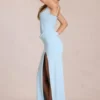 Μάξι Φορέμα κορσέ Zalia από δαντέλα σε χρώμα Powder Blue