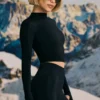 Μαύρη μπλούζα Super Sculpt Seamless Base Layer