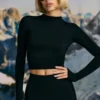 Μαύρη μπλούζα Super Sculpt Seamless Base Layer