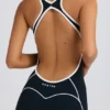 Μαύρη ολόσωμη φόρμα Petite Soft Active με ανοιχτή πλάτη Μαύρη ολόσωμη φόρμα Petite Soft Active με ανοιχτή πλάτη