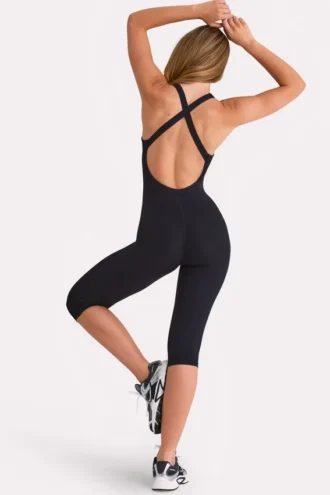 Μαύρη ολόσωμη φόρμα Soft Active Capri Μαύρη ολόσωμη φόρμα Soft Active Capri