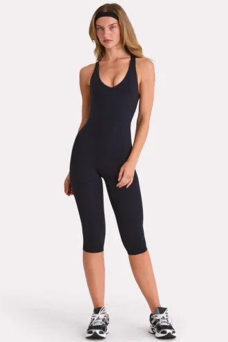Μαύρη ολόσωμη φόρμα Soft Active Capri Μαύρη ολόσωμη φόρμα Soft Active Capri