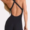 Μαύρη ολόσωμη φόρμα Soft Active Capri Μαύρη ολόσωμη φόρμα Soft Active Capri