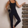 Μαύρη ολόσωμη φόρμα Soft Active χωρίς πλάτη Μαύρη ολόσωμη φόρμα Soft Active χωρίς πλάτη