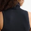 Μαύρο κοντό μπλουζάκι με λαιμόκοψη Soft Active Μαύρο κοντό μπλουζάκι με λαιμόκοψη Soft Active