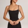 Μαύρο μπλουζάκι Ailany Modal με στρογγυλό λαιμό Μαύρο μπλουζάκι Ailany Modal με στρογγυλό λαιμό