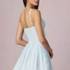 Μίνι φόρεμα A-Line Marissa με φιόγκο σε ριγέ μπλε χρώμα