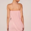 Μίνι φόρεμα Alessandra Bandeau Draped σε ροζ χρώμα Μίνι φόρεμα Alessandra Bandeau Draped σε ροζ χρώμα