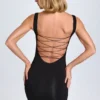 Μίνι φόρεμα Aoife Modal με δαντέλα σε μαύρο χρώμα Μίνι φόρεμα Aoife Modal με δαντέλα σε μαύρο χρώμα