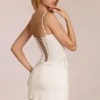 Μίνι φόρεμα Aralyn Lace Corset σε χρώμα ιβουάρ Μίνι φόρεμα Aralyn Lace Corset σε χρώμα ιβουάρ