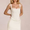 Μίνι φόρεμα Aralyn Lace Corset σε χρώμα ιβουάρ Μίνι φόρεμα Aralyn Lace Corset σε χρώμα ιβουάρ
