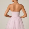 Μίνι Φορέμα Dottie Tulle Corset σε λιλά