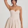Μίνι φόρεμα Emeline Corset Tulle σε χρώμα ιβουάρ Μίνι φόρεμα Emeline Corset Tulle σε χρώμα ιβουάρ