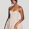 Μίνι φόρεμα Emeline Corset Tulle σε χρώμα ιβουάρ Μίνι φόρεμα Emeline Corset Tulle σε χρώμα ιβουάρ