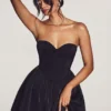 Μίνι Φορέμα Emeline Corset Tulle σε Jet Black