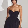 Μίνι Φορέμα Emeline Corset Tulle σε Jet Black