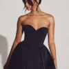 Μίνι Φορέμα Emeline Corset Tulle σε Jet Black