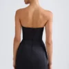 Μίνι φόρεμα Haisley Bandeau Structured Tulip σε μαύρο Μίνι φόρεμα Haisley Bandeau Structured Tulip σε μαύρο